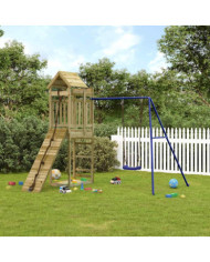 Aire de jeux d'extérieur bois de pin imprégné | Mobilier & Déco