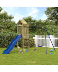 Aire de jeux d'extérieur bois de pin imprégné | Mobilier & Déco