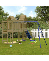 Aire de jeux d'extérieur bois de pin imprégné | Mobilier & Déco