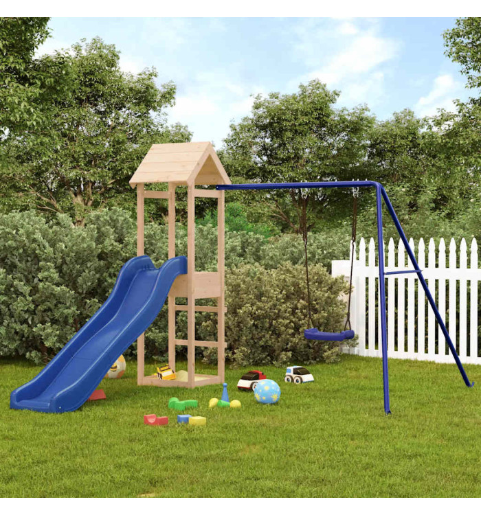 Aire de jeux d'extérieur bois de pin massif | Mobilier & Déco