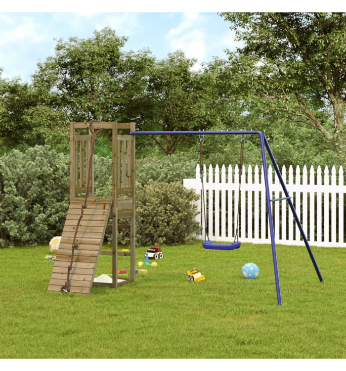 Aire de jeux d'extérieur bois de pin imprégné | Mobilier & Déco