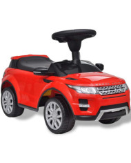 Voiture à chevaucher jouet avec musique Land Rover 348 Rouge | Mobilier & Déco