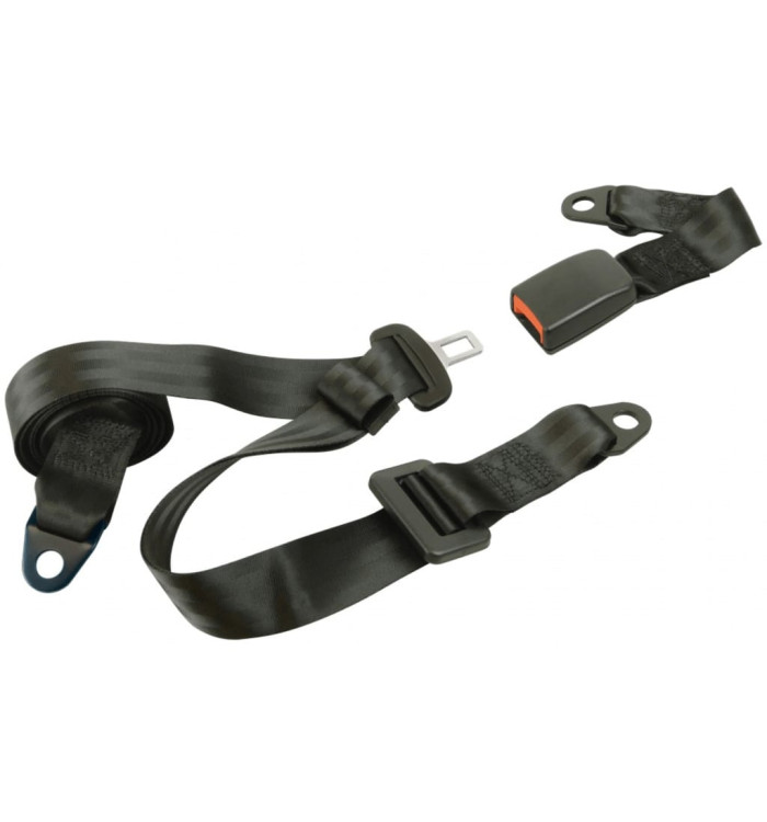 Carpoint Ceinture de sécurité à 3 points statique Noir | Mobilier & Déco
