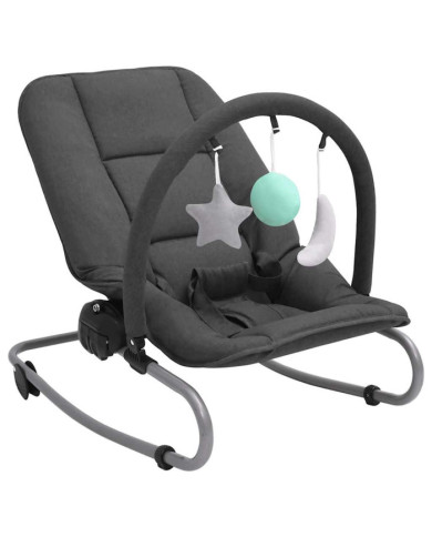 Transat pour bébé Anthracite Acier | Mobilier & Déco