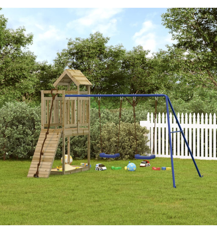 Aire de jeux d'extérieur bois de pin imprégné | Mobilier & Déco