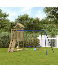 Aire de jeux d'extérieur bois de pin imprégné | Mobilier & Déco