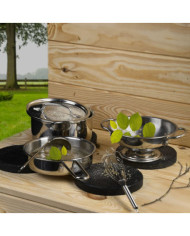 Esschert Design Ensemble d'outils cuisine de jeu pour boue 6 pcs Inox | Mobilier & Déco