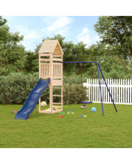 Aire de jeux d'extérieur bois de pin massif | Mobilier & Déco