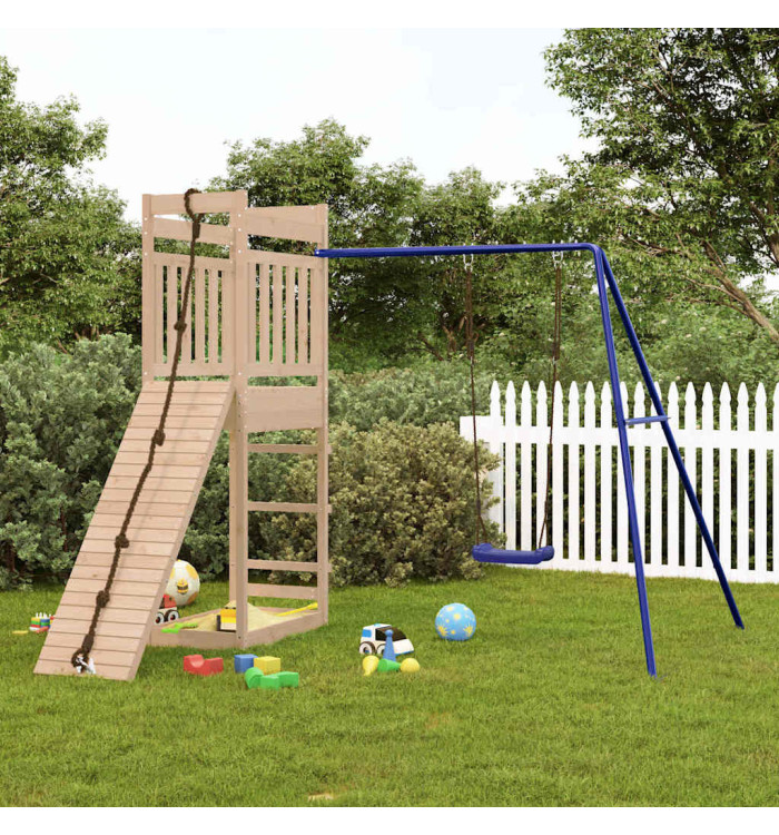 Aire de jeux d'extérieur bois de pin massif | Mobilier & Déco