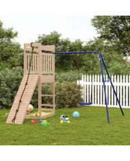 Aire de jeux d'extérieur bois de pin massif | Mobilier & Déco
