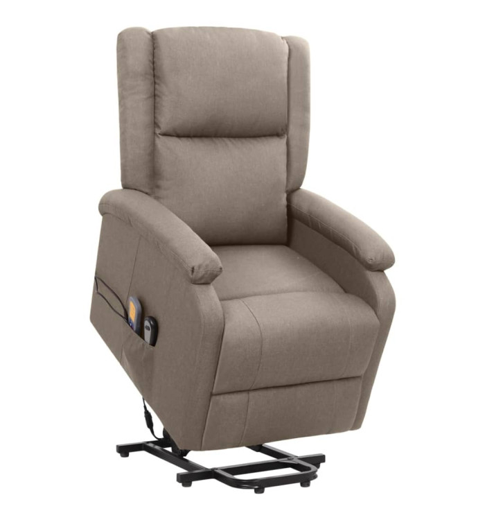 Fauteuil de massage Taupe Tissu | Mobilier & Déco