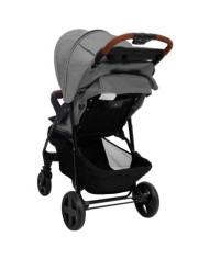 Poussette pour bébé 2-en-1 Gris clair Acier | Mobilier & Déco