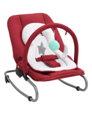 Transat pour bébé Rouge Acier | Mobilier & Déco