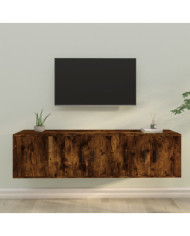 Ensemble de meubles TV 3 pcs Chêne fumé Bois d'ingénierie | Mobilier & Déco