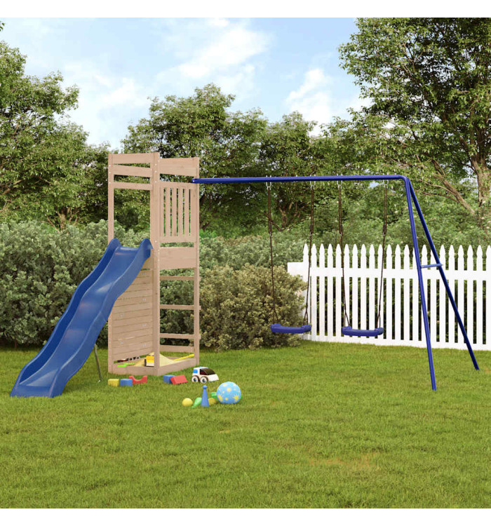 Aire de jeux d'extérieur bois de pin massif | Mobilier & Déco