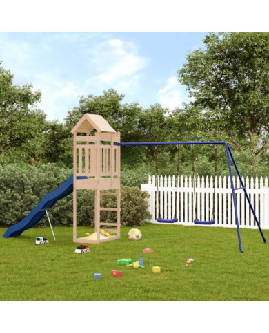 Aire de jeux d'extérieur bois de pin massif | Mobilier & Déco