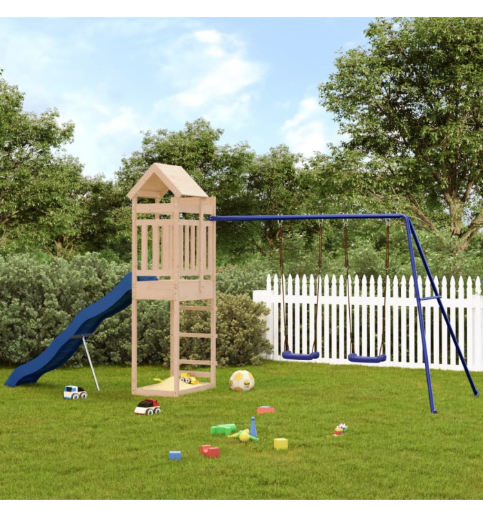 Aire de jeux d'extérieur bois de pin massif | Mobilier & Déco