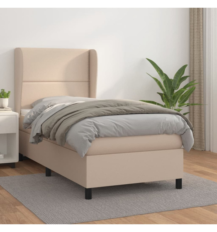 Sommier à lattes de lit avec matelas Cappuccino 80x200 cm | Mobilier & Déco