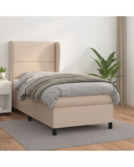 Sommier à lattes de lit avec matelas Cappuccino 80x200 cm | Mobilier & Déco