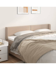Tête de lit avec oreilles Cappuccino 163x16x78/88 cm Similicuir | Mobilier & Déco