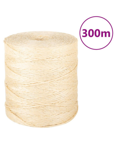 Corde 100 % sisal 2 mm 300 m | Mobilier & Déco