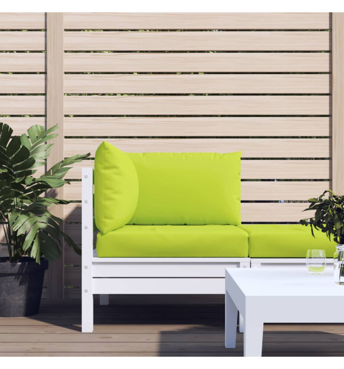 Coussins de palette lot de 3 vert vif tissu oxford | Mobilier & Déco