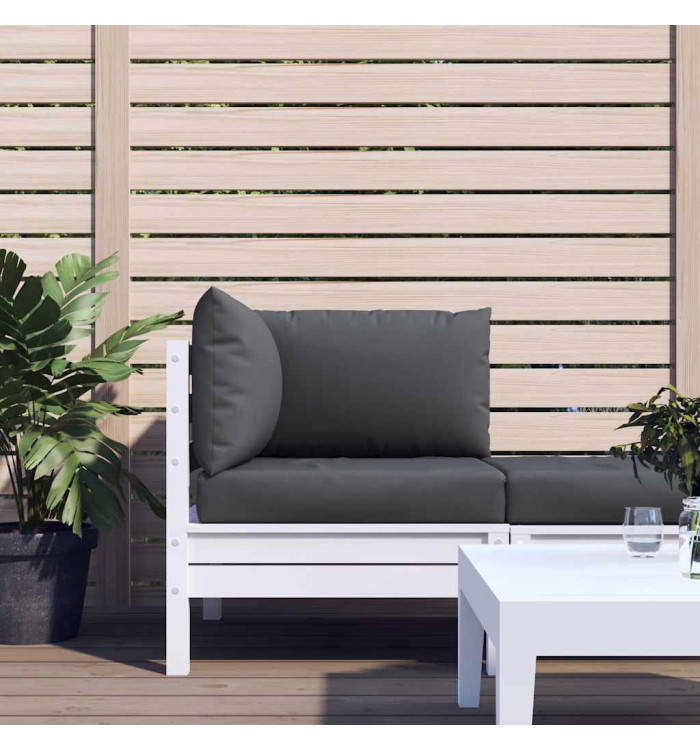 Coussins de palette lot de 3 anthracite tissu oxford | Mobilier & Déco