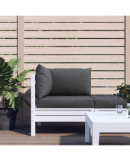 Coussins de palette lot de 3 anthracite tissu oxford | Mobilier & Déco