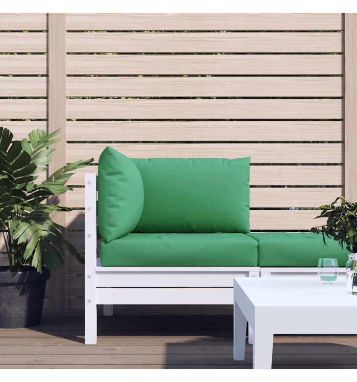 Coussins de palette lot de 3 vert tissu oxford | Mobilier & Déco