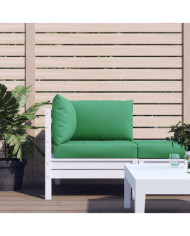 Coussins de palette lot de 3 vert tissu oxford | Mobilier & Déco