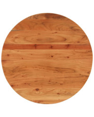 Dessus de table Ø70x2,5 cm rond bois massif d'acacia | Mobilier & Déco