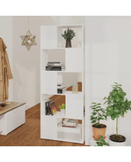 Bibliothèque Séparateur de pièce Blanc 60x24x155 cm | Mobilier & Déco