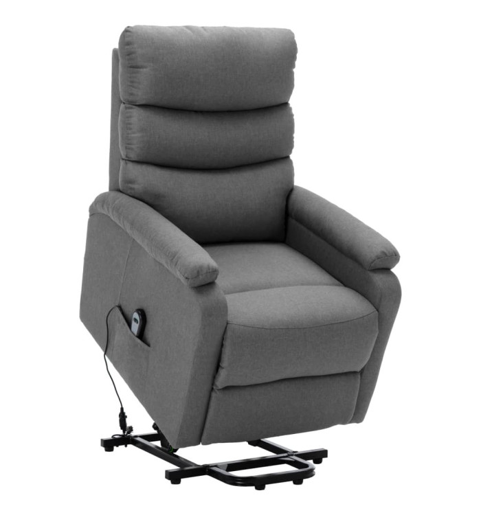 Fauteuil Gris clair Tissu | Mobilier & Déco