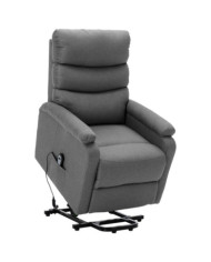Fauteuil Gris clair Tissu | Mobilier & Déco