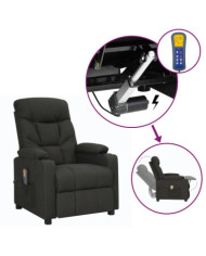 Fauteuil de massage Noir Tissu | Mobilier & Déco