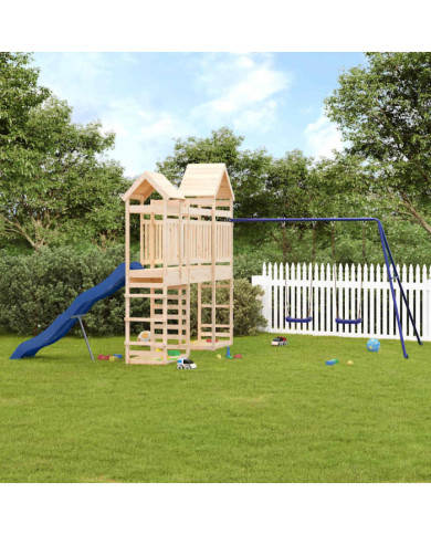 Aire de jeux d'extérieur bois de pin massif | Mobilier & Déco