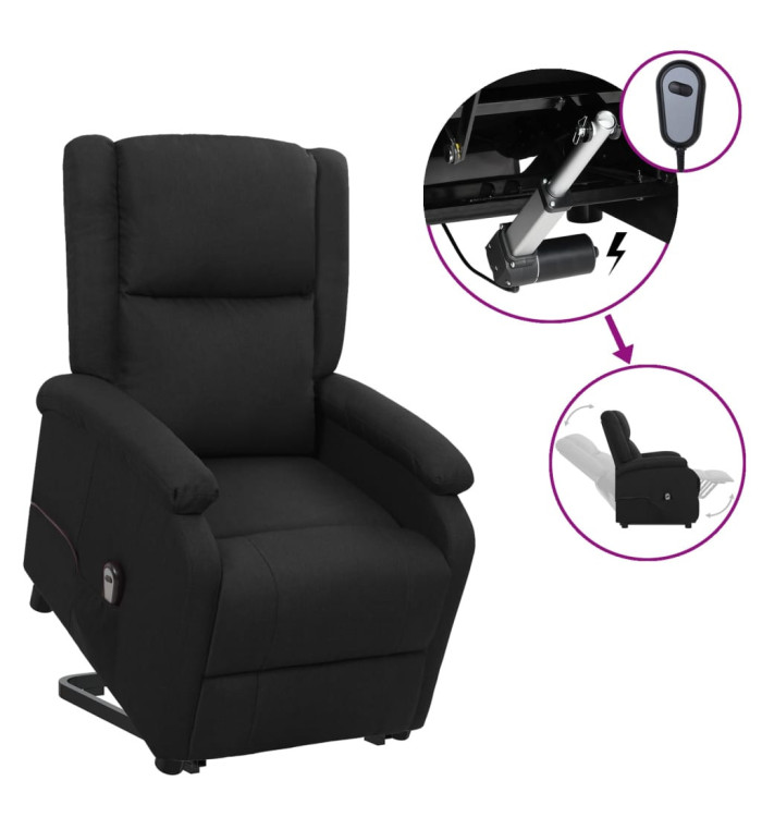Fauteuil Noir Tissu | Mobilier & Déco