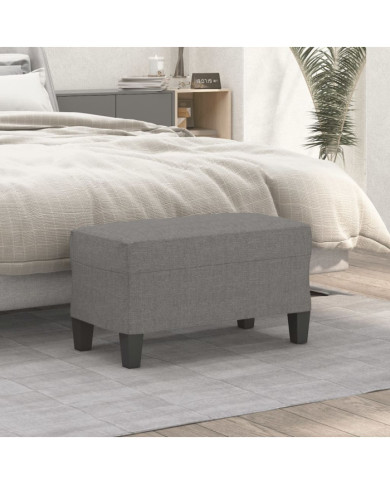 Banc Gris foncé 70x35x41 cm Tissu | Mobilier & Déco