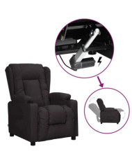 Fauteuil Noir Similicuir | Mobilier & Déco