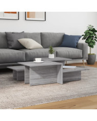 Tables basses 2 pcs Sonoma gris Bois d'ingénierie | Mobilier & Déco