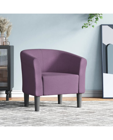 Chaise cabriolet violet tissu | Mobilier & Déco