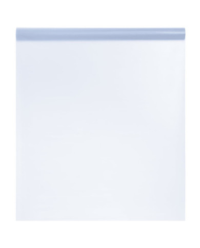 Film pour fenêtre statique dépoli gris transparent 60x500cm PVC | Mobilier & Déco