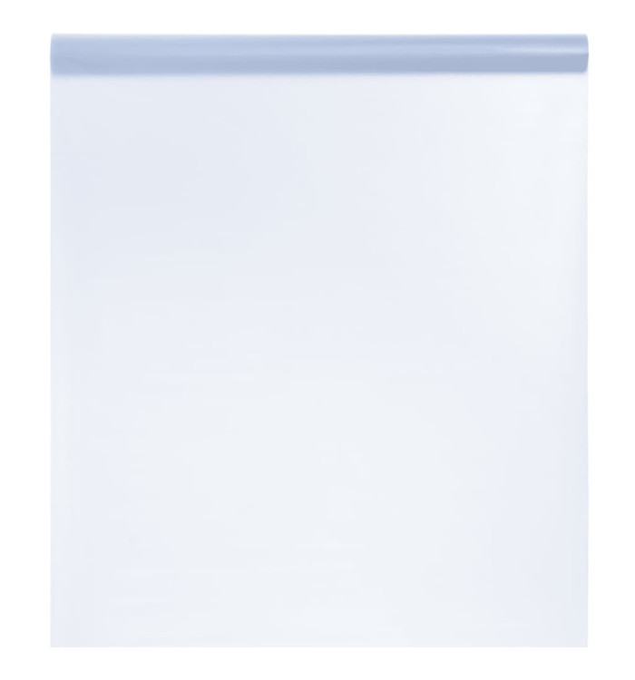 Film pour fenêtre statique dépoli gris transparent 60x500cm PVC | Mobilier & Déco