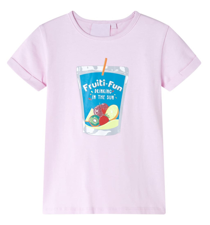 T-shirt pour enfants rose pâle 140 | Mobilier & Déco