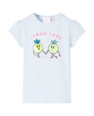 T-shirt pour enfants bleu clair 116 | Mobilier & Déco