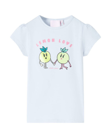T-shirt pour enfants bleu clair 140 | Mobilier & Déco