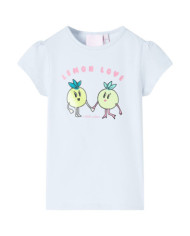 T-shirt pour enfants bleu clair 140 | Mobilier & Déco