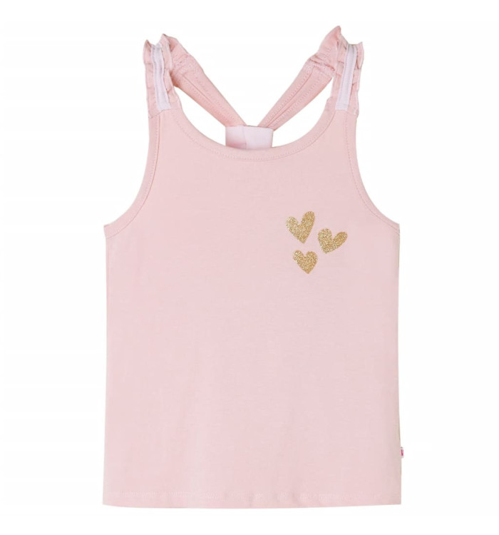 Débardeur enfant rose clair 140 | Mobilier & Déco