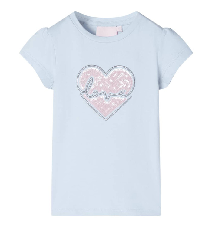 T-shirt pour enfants bleu clair 92 | Mobilier & Déco