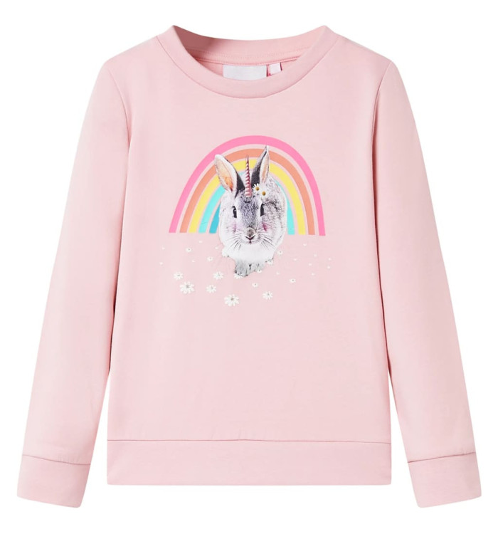 Sweatshirt pour enfants rose clair 92 | Mobilier & Déco